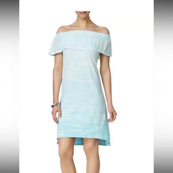 Style & Co. Dresses & Skirts - Style & Co Women's Off the Shoulder Ruffled Dress Green Size XX-Large